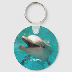 Smiling Dolphin Keychain