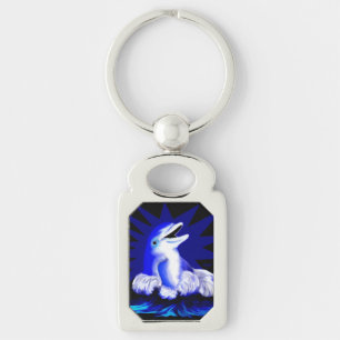 Smiling Dolphin Keychain