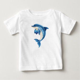 Smiling Dolphin Kids' T-Shirt