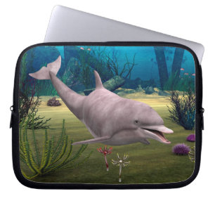 Smiling Dolphin Laptop Sleeve