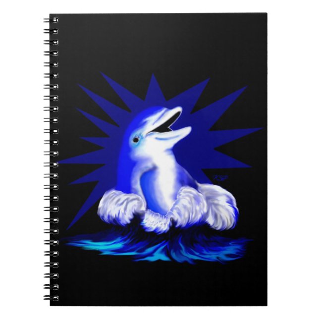Smiling Dolphin Notebook (Front)