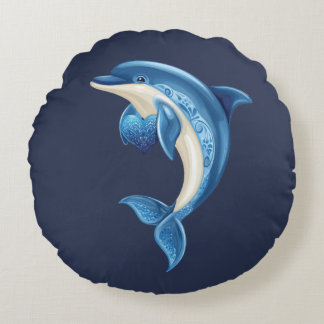 Smiling Dolphin Pillow
