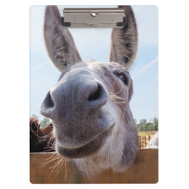 Smiling Donkey Clipboard (Front)