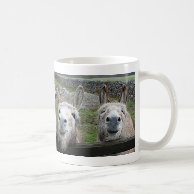 Smiling Donkeys! Coffee Mug (Right)
