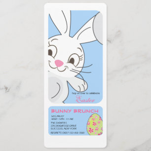 Smiling Easter Bunny Invitation