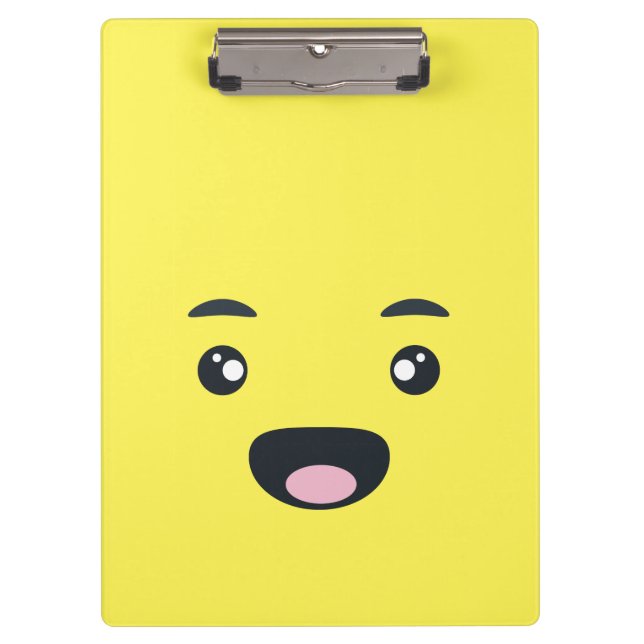 Smiling Emoji Clipboard (Front)