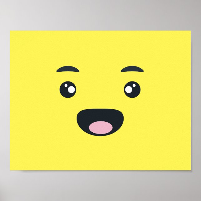 Smiling Emoji Poster (Front)