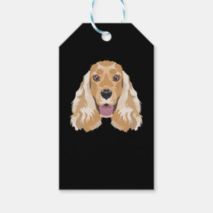 Smiling English Cocker Spaniel Gift Tags