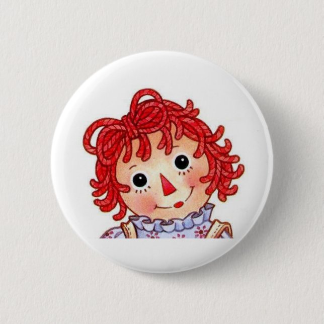 smiling face 2 inch round button (Front)