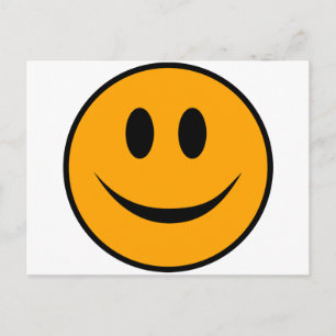 Smiling Face Emoji Postcard