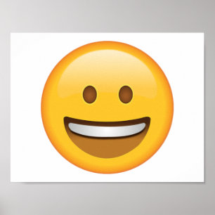 Smiling Face - Emoji Poster