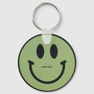 Smiling face keychain