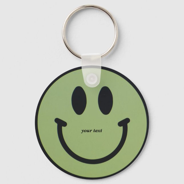 Smiling face  keychain (Front)