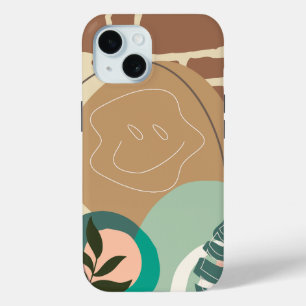 Smiling Face On The Wall iPhone 15 Case