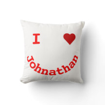 Smiling Face Personalized I Heart