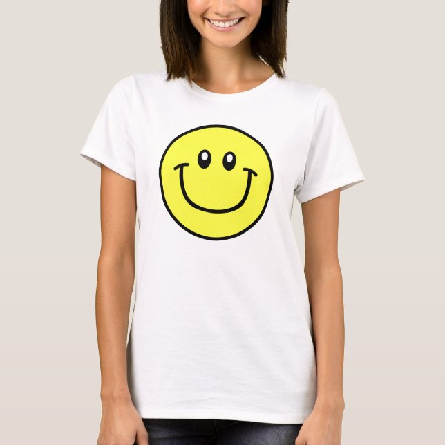Smiling Face Shirt Yellow 0003 (Front)