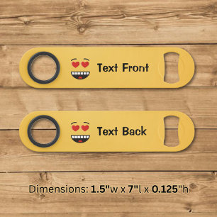 Smiling Face with Heart-Shaped Eyes Bar Key