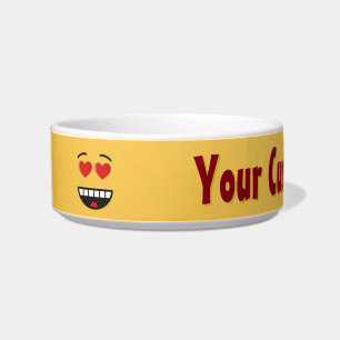 Smiling Face with Heart-Shaped Eyes Bowl