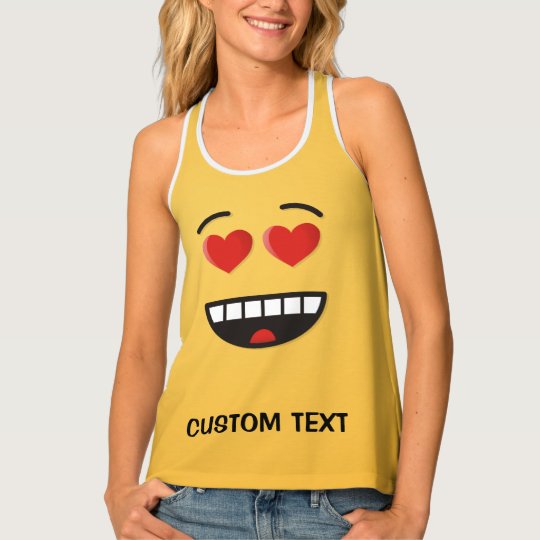 Smiling Face with Heart-Shaped Eyes Tank Top