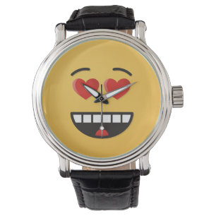 Smiling Face with Heart-Shaped Eyes Watch