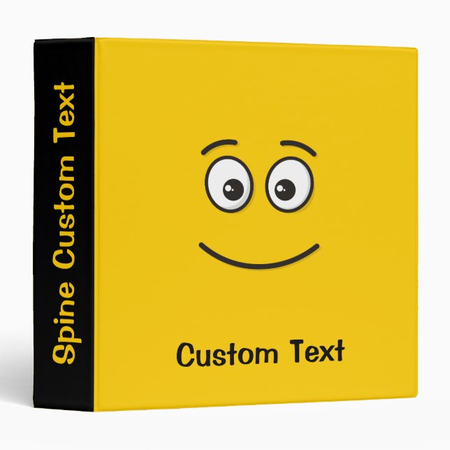 Smiling Face with Open Eyes Binder (Front/Spine)