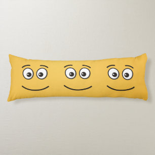 Smiling Face with Open Eyes Body Pillow