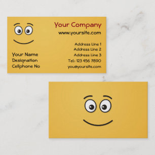 Smiling Face with Open Eyes Business Card