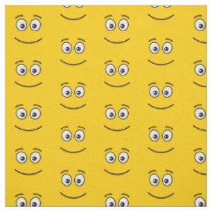Smiling Face with Open Eyes Fabric