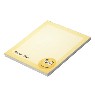 Smiling Face with Open Eyes Notepad