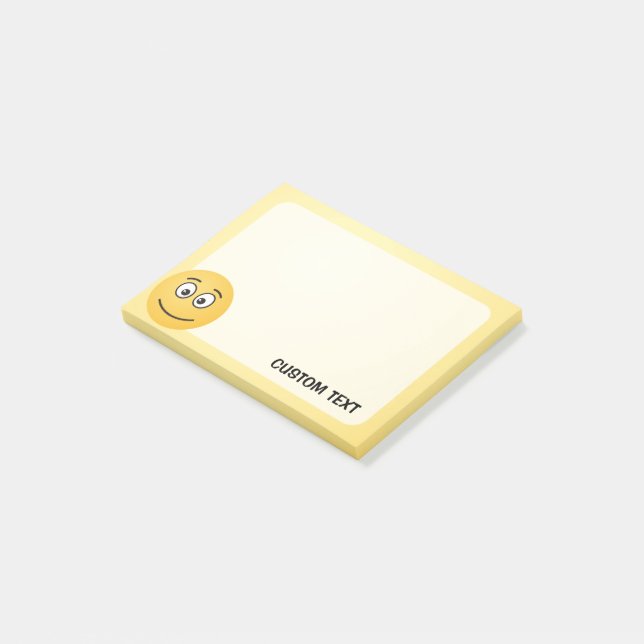Smiling Face with Open Eyes Post-it Notes (Angled)