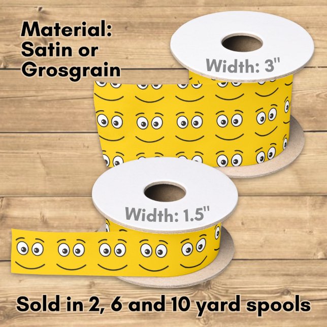 Smiling Face with Open Eyes Satin Ribbon (Creator Uploaded)