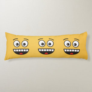 Smiling Face with Open Mouth Body Pillow