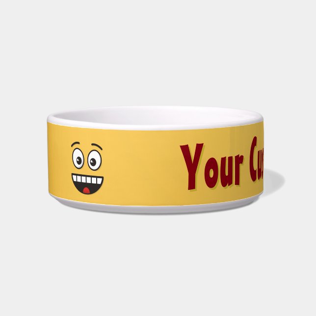 Smiling Face with Open Mouth Bowl (Left)