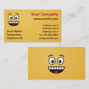 Smiling Face with Open Mouth Business Card