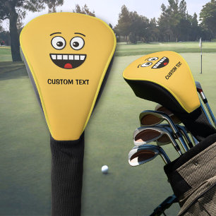 Smiling Face with Open Mouth Golf Head Cover