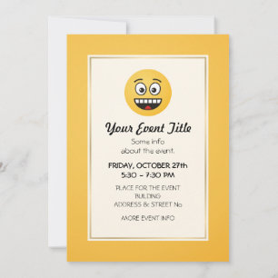 Smiling Face with Open Mouth Invitation