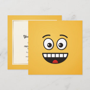 Smiling Face with Open Mouth Invitation