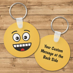 Smiling Face with Open Mouth Keychain