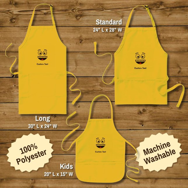 Smiling Face with Open Mouth Kids' Apron (Creator Uploaded)