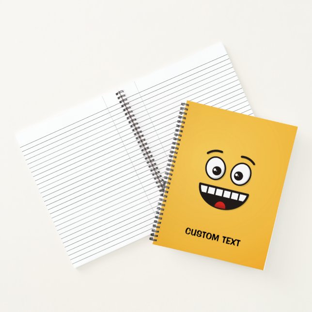 Smiling Face with Open Mouth Notebook (Inside)