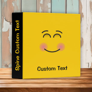 Smiling Face with Smiling Eyes Binder