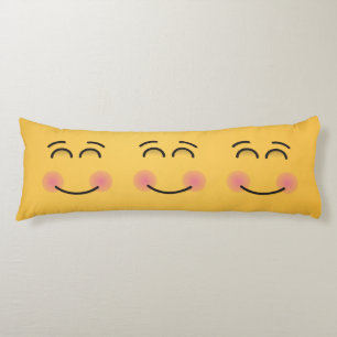 Smiling Face with Smiling Eyes Body Pillow