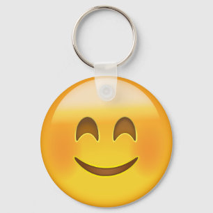 Smiling Face With Smiling Eyes Emoji Keychain