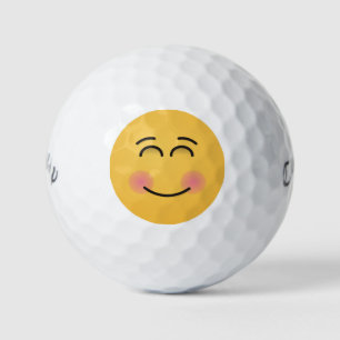 Smiling Face with Smiling Eyes Golf Balls