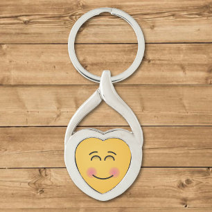 Smiling Face with Smiling Eyes Keychain