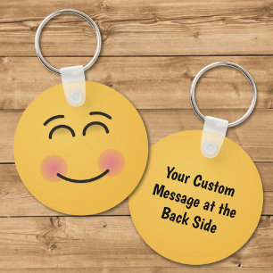 Smiling Face with Smiling Eyes Keychain
