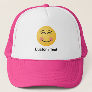 Smiling Face with Smiling Eyes Trucker Hat