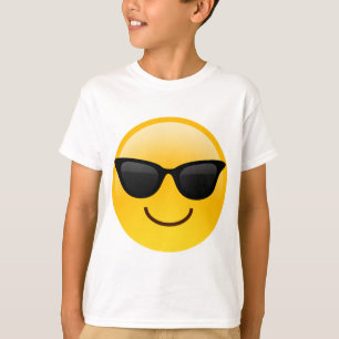 Smiling Face With Sunglasses Cool Emoji T-Shirt