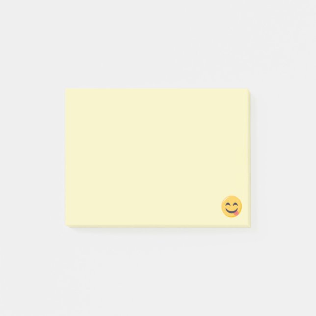 Smiling Face with Tongue Emoji Post-it Notes