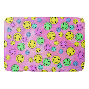 Smiling Faces Chem 5  Bath Mat